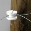 Dare White Rounded Corner Insulator, 10 Pack - 1388-10 - Electric Fencing