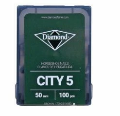 Diamond Farrier Diamond Horseshow 5 City Head Horseshoe Nails 100 Count D5CH1 - Livestock Supplies -Livestock Online Store 063c6ce0e7dc8ccfc81758f164ec3b6151b8a9c1 25830103 25830103 image 25830103