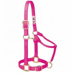 Weaver Leather Original Adjustable Nylon Horse Halter - Suckling - Diva Pink - 35-1030-DP - Nylon Halters
