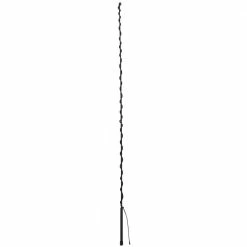 Weaver Leather Lunge Whip with Rubber Handle and 11 - 1/2 Inch Popper - Black - 65-5106-BK - Leads, Lunge Lines & Whips