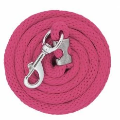 Weaver Leather Poly Lead Rope with Chrome Brass Snap - Blush - 35-2101-S43 - Leads, Lunge Lines & Whips