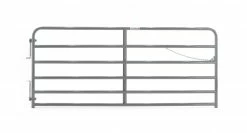 Tarter 10' 6 Bar Extra Heavy Duty Bull Gate, Gray - 2GRG10 - Panels & Gates