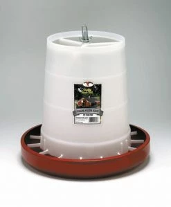 Miller Mfg. 22 lbs Plastic Hanging Poultry Chicken Feeder - PHF22 - Chicken Feeders