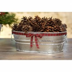 Behrens Hot Dipped Steel Oval Tub & Planter, 5.5 Gallon - 0-OV - Decorative Planters -Livestock Online Store 1fc1b2186114cc69d4e9312b12a528e10f583340 69810804 3