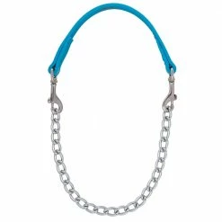 Weaver Leather Livestock Brahma Webb Goat Collar - NP Chain - 80-1063-HB - Goat Collars & Leads