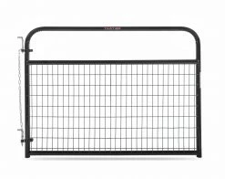 Tarter 6' 2" x 4" Wire Filled Gate, Black - WFGBL6 - Gates & Corrals