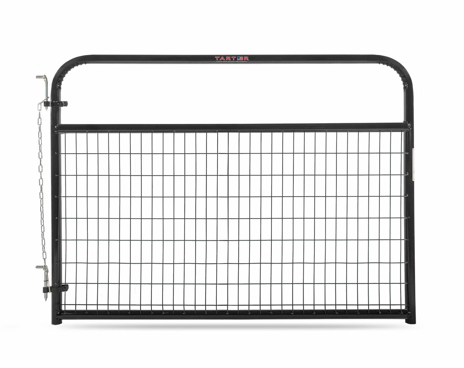 Tarter 6' 2" x 4" Wire Filled Gate, Black - WFGBL6 - Gates & Corrals 3 Tarter 6' 2" x 4" Wire Filled Gate, Black - WFGBL6 - Gates & Corrals