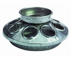 Miller Mfg. Round 1 Quart Jar Galvanized Feeder Set for Chicken - 9810 - Livestock Supplies -Livestock Online Store 2697daea3540505b12c87b810feaa80cfe9b8846 7840593 7840593 image 7840593