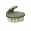 Weaver Leather Palm-Held Face Brush with Soft Bristles Mint/Gray 65-2060-C1 - Horse Equipment
