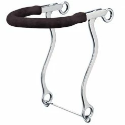 Weaver Leather Hackamore with Gum Rubber Covered Bike Chain Noseband - CA-1000 - Bits & Curb Straps