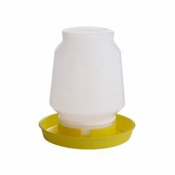 Miller Manufacturing Company Miller Manufacturing 1 Gallon Plastic Poultry Fountain (Yellow) 7506YELLOW - Livestock Supplies