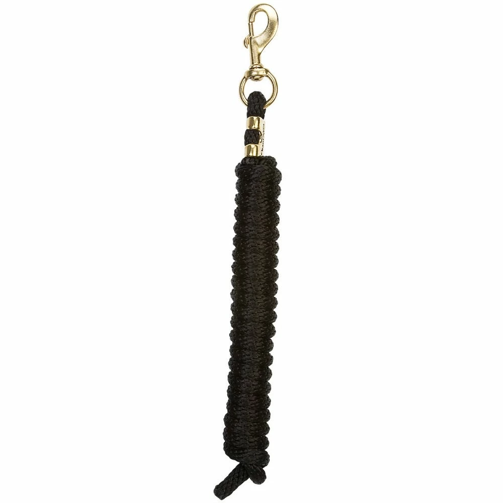 Weaver Leather Poly Lead Rope with a Solid Brass 225 Snap - Black - 35-2100-S1 - Leads, Lunge Lines & Whips 4 Weaver Leather Poly Lead Rope with a Solid Brass 225 Snap - Black - 35-2100-S1 - Leads, Lunge Lines & Whips - Image 2