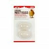 Little Giant Ceramic Nest Eggs - White, 2-Pack - CEGGWHT - Livestock Supplies