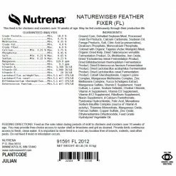 Nutrena NatureWise® Feather Fixer™ 18% Protein Pellet, 40 lb. Bag - Chicken Feed