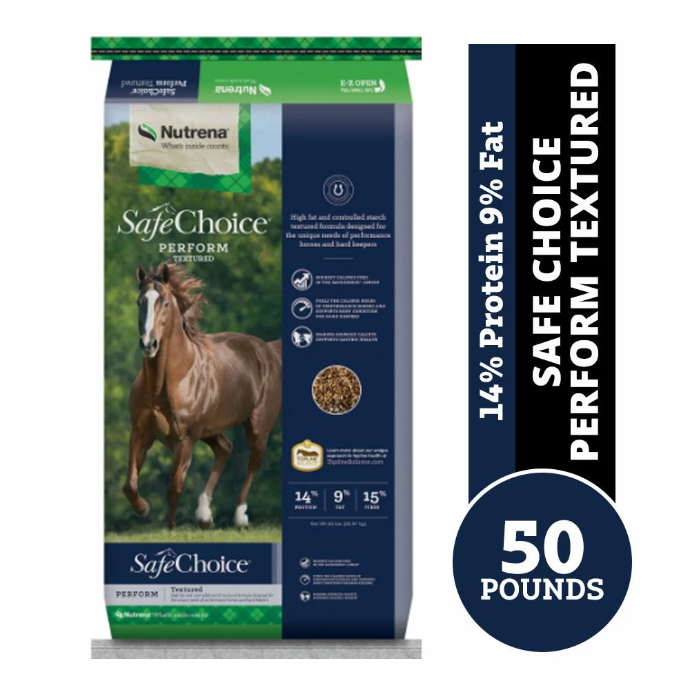Nutrena® SafeChoice® Perform Textured Horse Feed, 50 lb. Bag 3 Nutrena® SafeChoice® Perform Textured Horse Feed, 50 lb. Bag