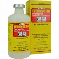 Durvet Ivermectin 1% Inj 250 mL - 057207 - Livestock Health