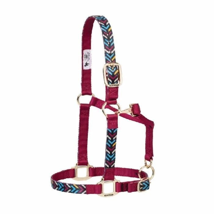 Weaver Leather Adjustable Patterned Nylon Horse Halter Insignia Average 35-6785-65 - Horse Equipment 3 Weaver Leather Adjustable Patterned Nylon Horse Halter Insignia Average 35-6785-65 - Horse Equipment