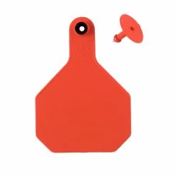 All American Ear Tag Set Blank Orange 4 Star - 7903000 - Livestock Supplies