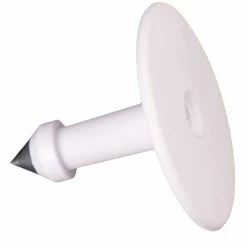 All American Ear Tag White Round Male Button Blnk - 5901000 - Livestock Supplies