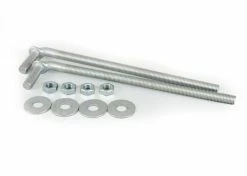Tarter Galvanized 5/8" x 13" Threaded Pin - HPG13 - Gate Hardware