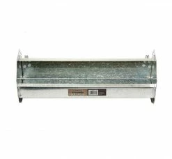 Miller Manufacturing Company Miller Manufacturing 18" Galvanized Trough Chicken Feeder DT9851 - Livestock Supplies
