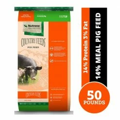 Nutrena Country Feeds Pig Feed 14% Meal, 50 lb. Bag