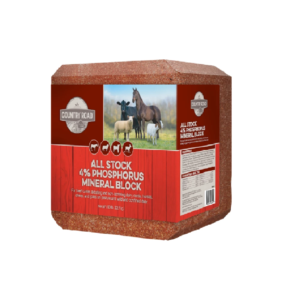 Country Road All Stock 4% Phosphorus Block, 33 lb. Block - Mineral 3 Country Road All Stock 4% Phosphorus Block, 33 lb. Block - Mineral