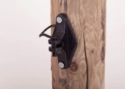 Dare Black Pin-lock Wood Post Insulator - 2249-25 - Electric Fencing