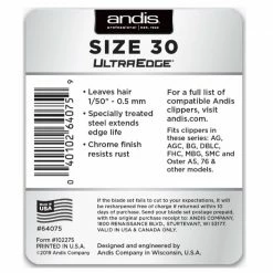 Andis Size 30 Blade Ultraedge 64075 - Clippers & Shears -Livestock Online Store 4bbff920251860bdc6b49e21830a2195ff79ebfc 13810129 3