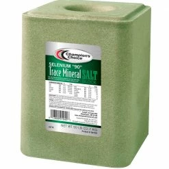 Champion's Choice Selenium "90" Trace Mineral Salt Block, 50 lb. Bag - 100012623