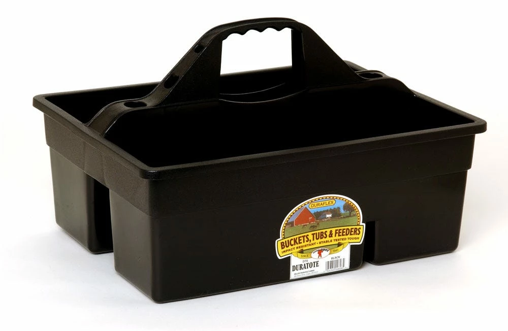 Little Giant Plastic DuraTote, Black - DT-6BLACK - Livestock Supplies 4 Little Giant Plastic DuraTote, Black - DT-6BLACK - Livestock Supplies - Image 2
