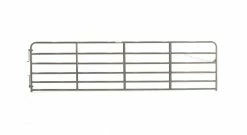 Tarter 16' 6 Bar Extra Heavy Duty Bull Gate, Gray - 2GRG16 - Panels & Gates