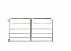 Tarter 8' Galvanized 6 Bar Tube Gate - 6GG8 - Panels & Gates