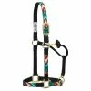 Weaver Leather Nylon Chevron Adjustable Chin and Throat Snap Horse Halter - Average - Black/Multi - 35-6785-P16 - Nylon Halters -Livestock Online Store 543e7260228f048281c7c5f32af340a75aa2a1ac 675200001 675200001 image 35 6785 p16