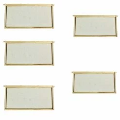 Harvest Lane Honey 5 Pack Of Assembled Deep Frames With Foundation - WWFFD-101-5 - Hive Boxes & Parts