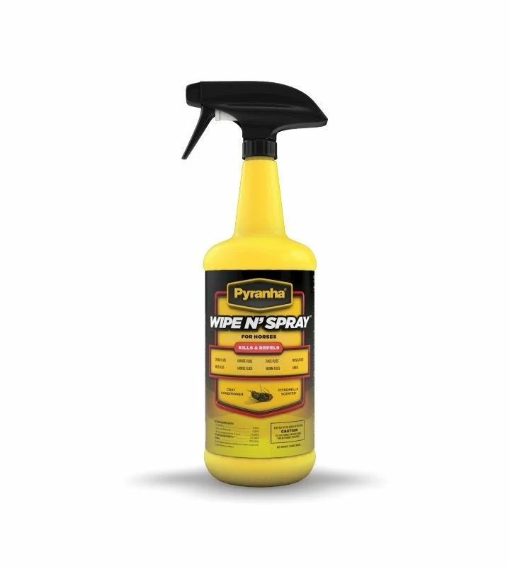 Pyranha Wipe N Spray 32oz - Livestock Health 3 Pyranha Wipe N Spray 32oz - Livestock Health