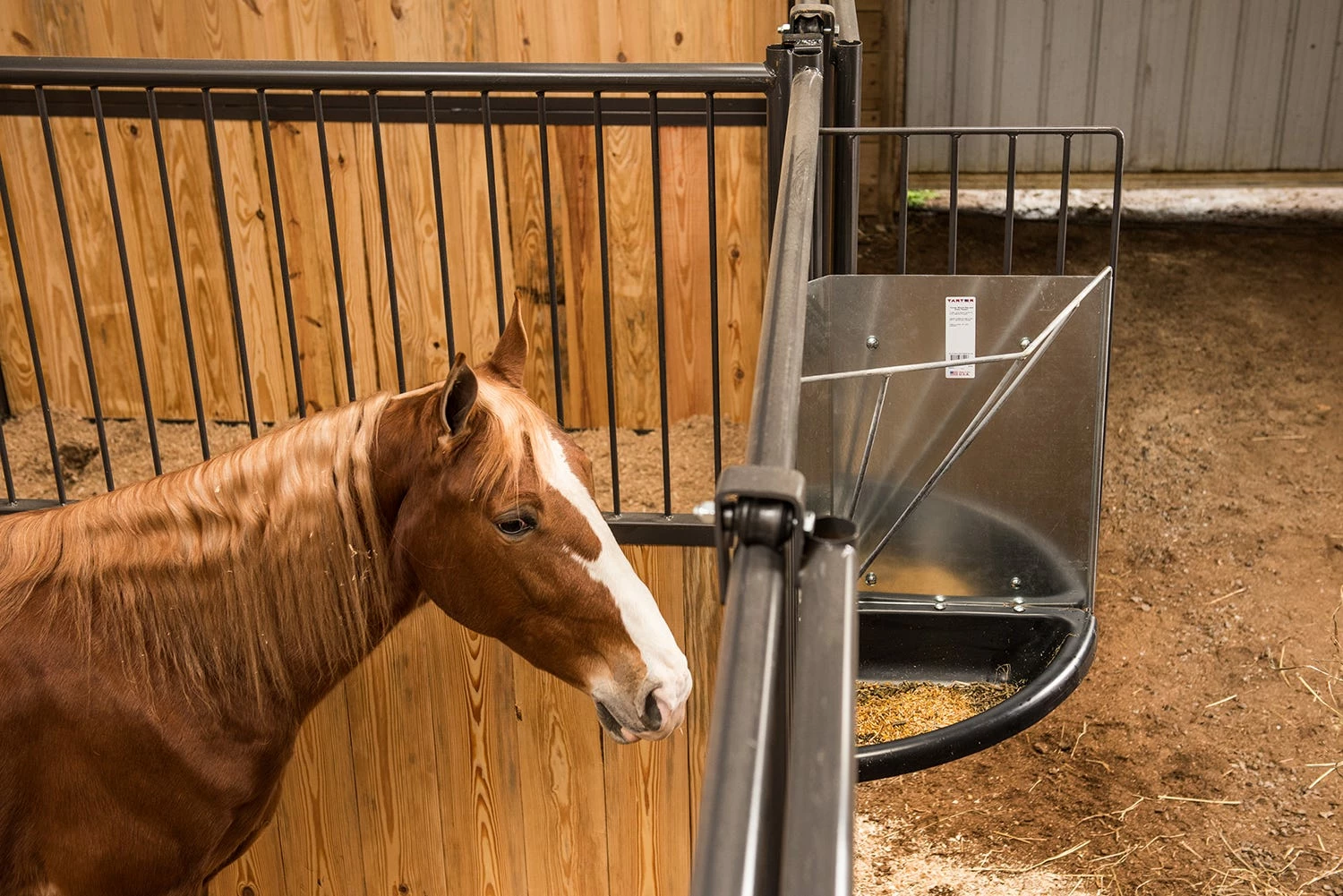 Tarter Galvanized Hay & Grain Feeder Corner Mount - SCFG - Equine Feeders 4 Tarter Galvanized Hay & Grain Feeder Corner Mount - SCFG - Equine Feeders - Image 2