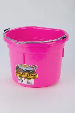 Various Brands 8 Quart Hot Pink Flat Back Bucket - Livestock Supplies -Livestock Online Store 5e4f29a6402b44e18f2728c4369b71e8196e2653 3220887 3220887 image 3220887