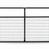 Tarter 8' 2" x 4" Wire Filled Gate, Black - WFGBL8 - Gates & Corrals -Livestock Online Store 5e5a6653ae9f04a8bfde24c839f93979ffec469a WFGBL8 WatchmanWireMeshGate S