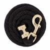 Weaver Leather Value Lead Rope with Brass Plated 225 Snap - Black - 35-2155-S1 - Leads, Lunge Lines & Whips -Livestock Online Store 5f379c2a4bb78287ec2552fd23539a798471844f 675200044 675200044 image 35 2155 s1