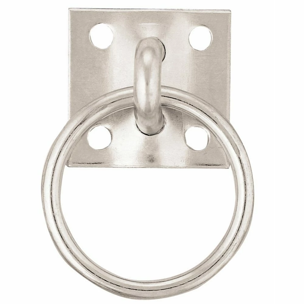 Weaver Leather Tie Ring Plate - Zinc Plated - BC00052-ZP - Designer Hardware 3 Weaver Leather Tie Ring Plate - Zinc Plated - BC00052-ZP - Designer Hardware