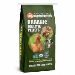 Nature's Best Organic Feeds Nature's Best Organic Egg Layer Pellets 40lb. 4BM0650P - Chicken Feed
