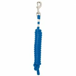 Weaver Leather Livestock Livestock Poly Lead Rope - Blue - 35-4030-BL - Cow Halters, Leads, & Barn Supplies