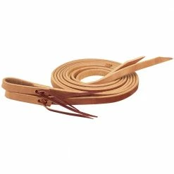 Weaver Leather Single - Ply Heavy Harness Split Reins - 1/2 Inch x 7 Foot - CD-1525 - Leather Reins