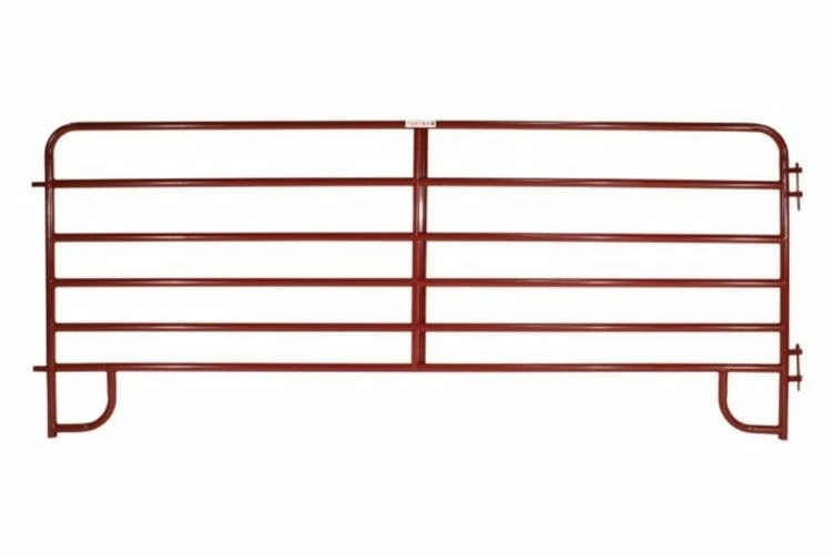 Tarter 6' 6 Bar Corral Panel, Red - ECR6 - Corrals & Panels 3 Tarter 6' 6 Bar Corral Panel, Red - ECR6 - Corrals & Panels