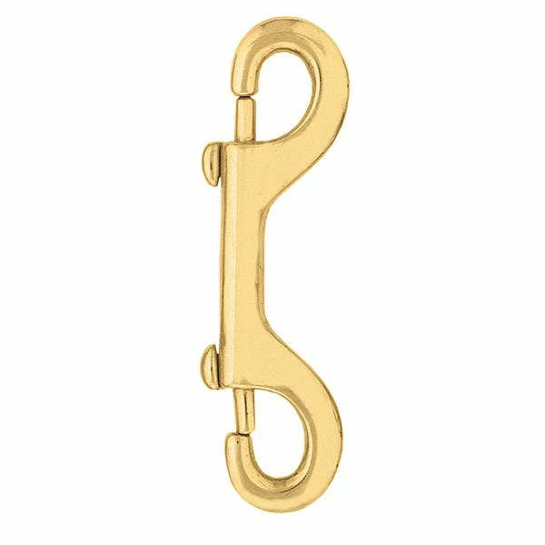 Weaver Leather Number 162 Double Ended Snap - Solid Brass - 4 Inch - BC00162-SB-4 - Designer Hardware 3 Weaver Leather Number 162 Double Ended Snap - Solid Brass - 4 Inch - BC00162-SB-4 - Designer Hardware