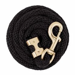 Weaver Leather Value Lead Rope with Brass Plated 225 Snap - Black - 35-2155-S1 - Leads, Lunge Lines & Whips -Livestock Online Store 6a6e3e32a0a5e01d154cad5ae06f971d71963495 675200044 675200044 image 35 2155 s1