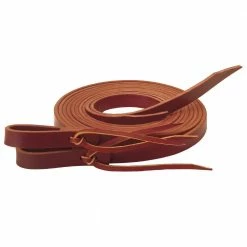 Weaver Leather Latigo Split Reins with Water Tie Ends - 5/8 Inch x 7 Foot - CD-1655 - Leather Reins