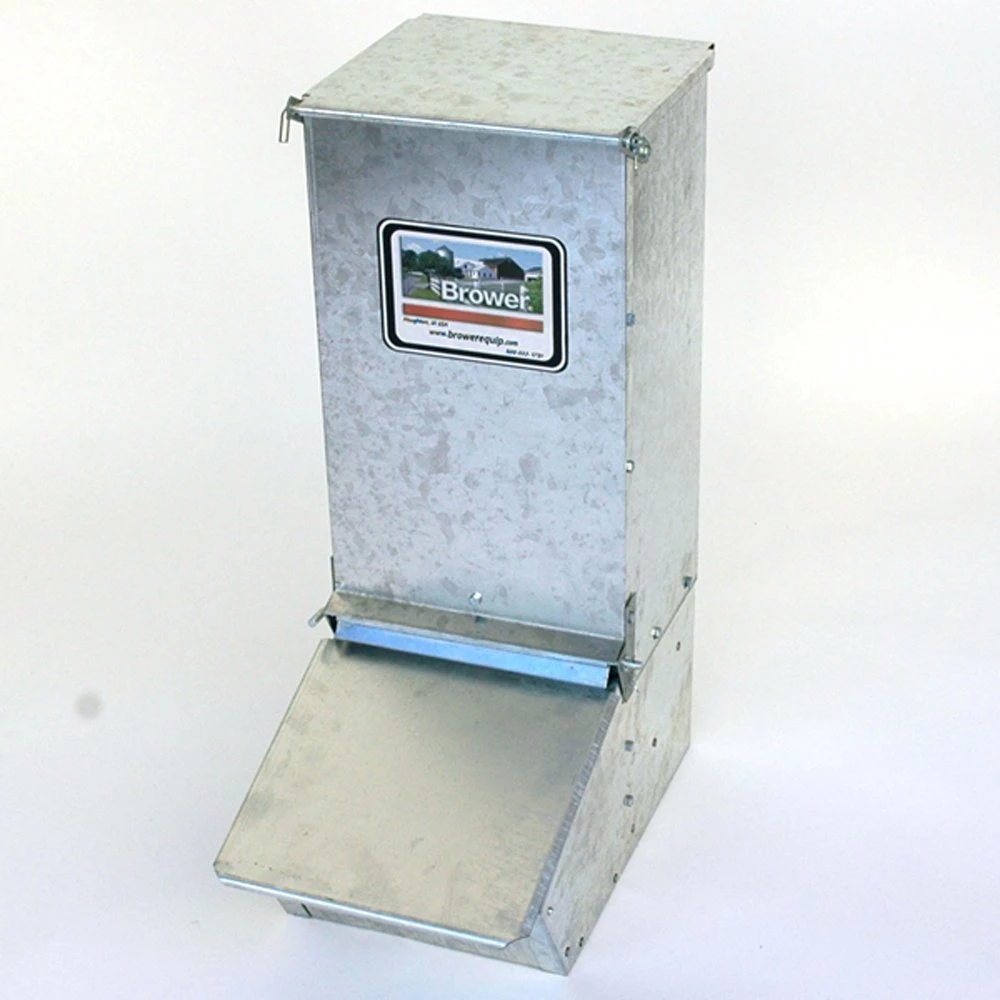 Brower Manufacturing Single Door Supplement Hog Feeder 11H - Livestock Supplies 3 Brower Manufacturing Single Door Supplement Hog Feeder 11H - Livestock Supplies
