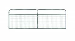 Tarter 12' 2" x 4" Wire Filled Gate, Gray - WFGGR12 - Gates & Corrals